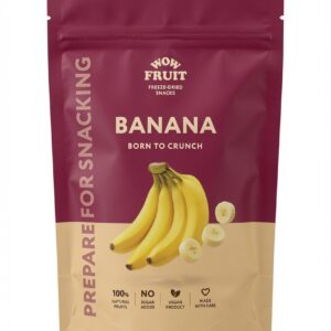 Сублімований банан WowFruit — хрусткі шматочки без цукру